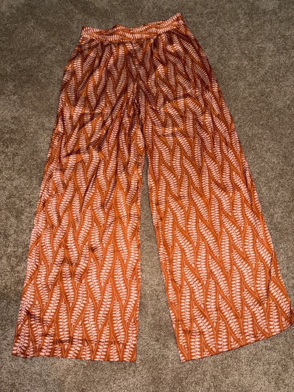 Anthropologie Hutch wide leg Patterned Pants B7 - Picture 5 of 7